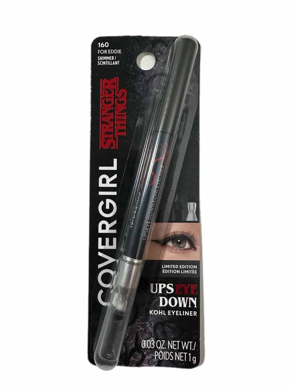 CoverGirl x Stranger Things Ups Eye Down Kohl Eyeliner 160 For Eddie Shimmer